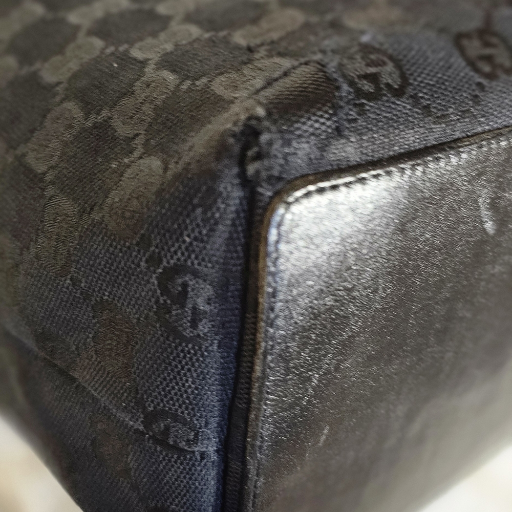 Gucci Black Tote with Gold Accents - Picture 12 of 16